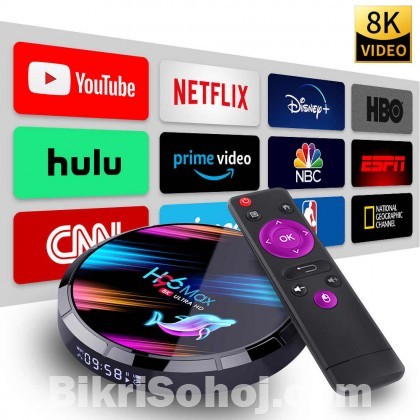 H96 Max X3 8K Smart TV Box 4GB RAM 64GB ROM